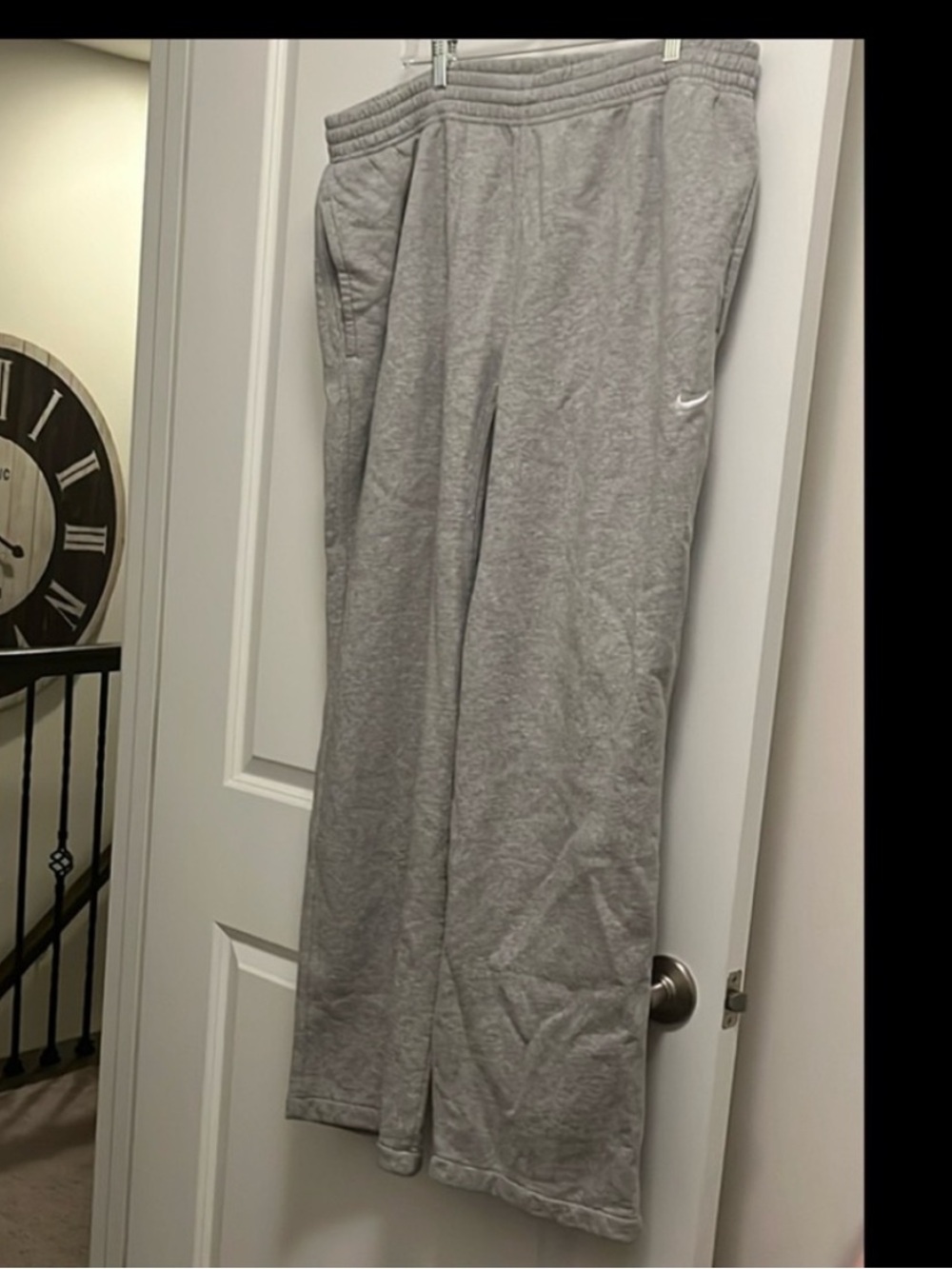 Nike Open Leg Sweatpants Pants new grey Mens XXL